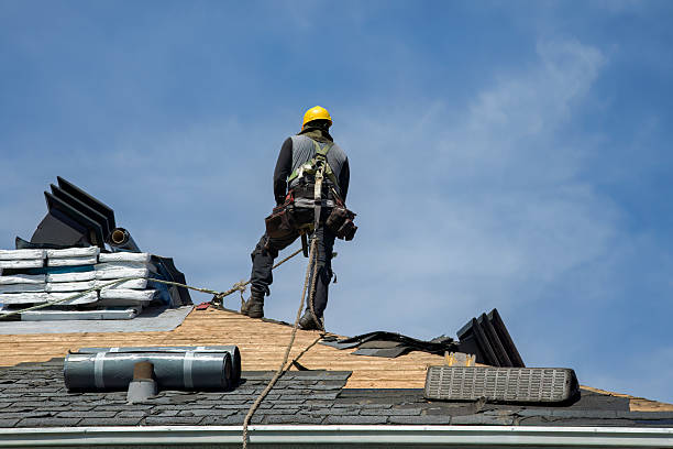 Professional Roofing technician working in Francisco, IN